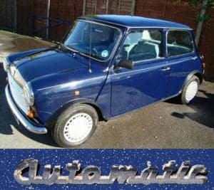 An automatic Mini still for sale in 2014